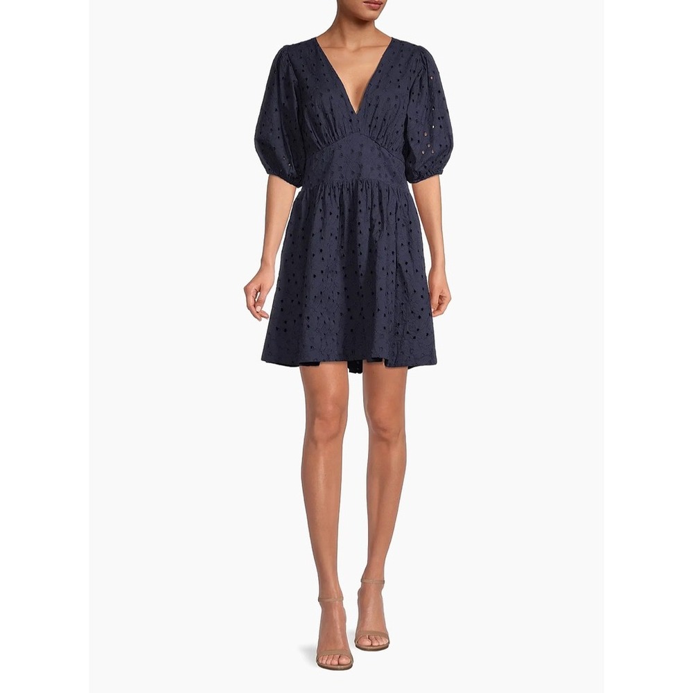 New Trovata Birds of Paradis Gia Eyelet Dress Large - Picture 2 of 7